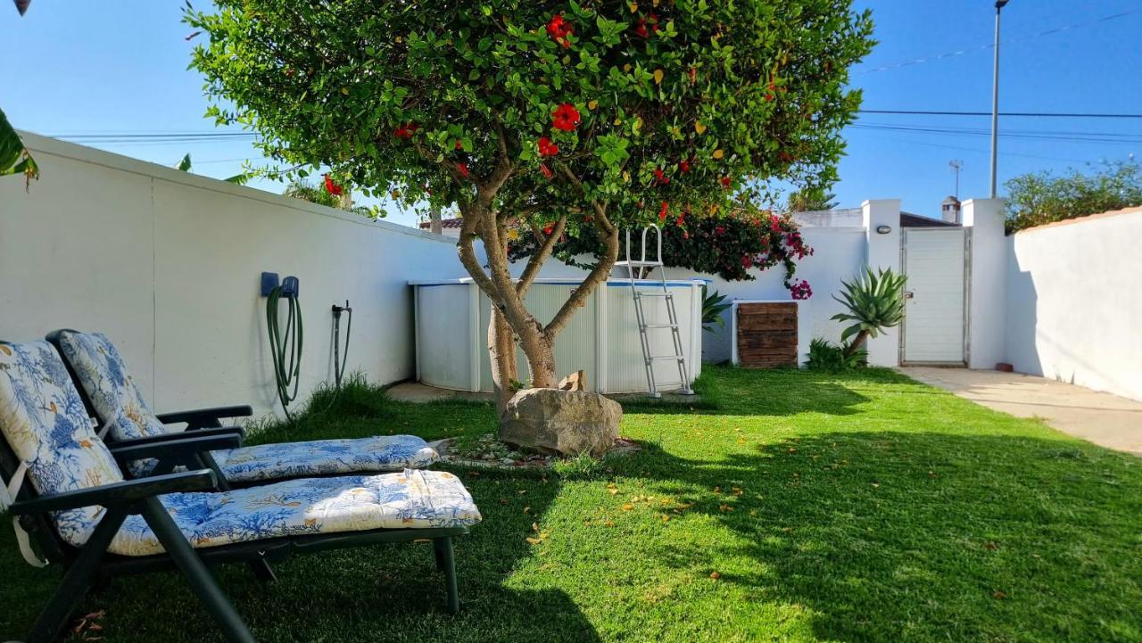 Apartamento Privado Con Jardin, Piscina Elevada Y Bbq Chiclana de la Frontera Luaran gambar